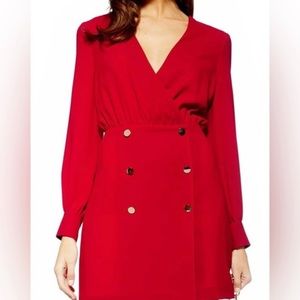 NWT RED TOPSHOP DRESS